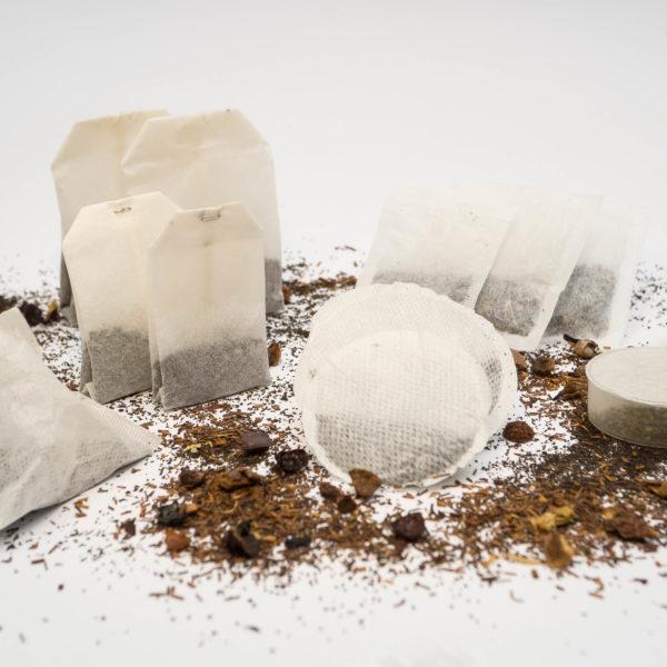 coffee powder and tea bags